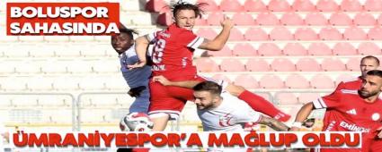 Boluspor Sahasında Ümraniyespor'a Mağlup Oldu Boluspor Sahasında Ümraniyespor'a Mağlup Oldu