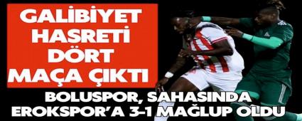 Boluspor: 1 - Esenler Erokspor: 3 Boluspor: 1 - Esenler Erokspor: 3