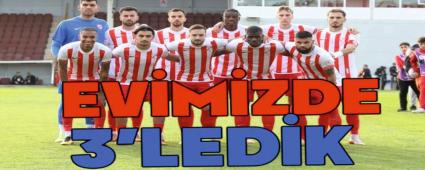 Boluspor evinde 3'ledi Boluspor evinde 3'ledi