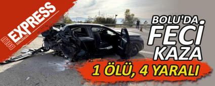 BOLU\'DA FEC KAZA: 1 L, 4 YARALI