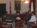 Atletizmcilerden valiye ziyaret