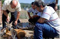 Karacaya ilk yard�m polis memurlar�ndan 