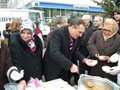 5 bin ki�iye a�ure