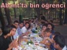 Abant'ta bin ��renci
