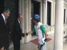 Pedallar�n� “Sa�l�kl� Nesil, Sa�l�kl� Gelecek” ��in �eviriyor