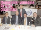 Mengenliler yeme�ine Ak Parti ��kartmas�