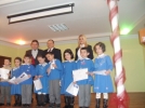 Yeni�a�ada Beyaz Bayrak ve karne t�reni  