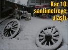 Kar 10 santimetreye ula�t�