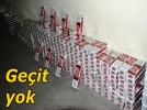 Binlerce paket ka�ak sigara ele ge�irildi