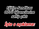 E�itim sendikas�ndan ODTܒdeki olaylara yorum