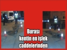 Asfalt ��kt�, trafik sekteye u�rad�