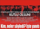 19 May�s�� i�te bu mesajlarla kar��lad�lar