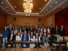 Birincilerle yemek yediler