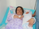 Hayat�n� riske edip anne oldu
