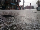 10 dakikal�k dolu mahsule zarar verdi