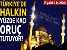 Halk�n y�zde ka�� oru� tutuyor?