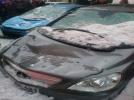 Kar �� arabaya zarar verdi