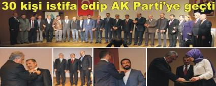 DP'DEN 30 K��� AK PART�'YE KATILDI
