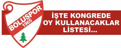 KONGRE �YE L�STES� A�IKLANDI