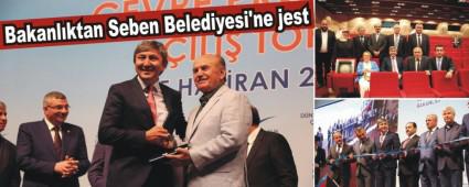 �evre �ehircilik Bakanl���ndan Bir Anahtar da Seben Belediyesine