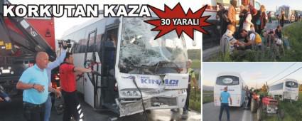 BOLU'DA �K� SERV�S M�D�B�S� KAZA YAPTI
