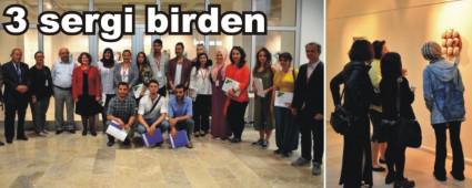 3 sergi birden