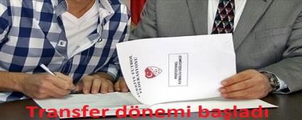 Transfer d�nemi resmen ba�lad�