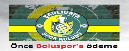 �nce Boluspor'un paras� �denecek