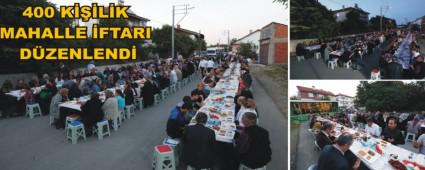 Sal�beyler'de 400 ki�ilik iftar