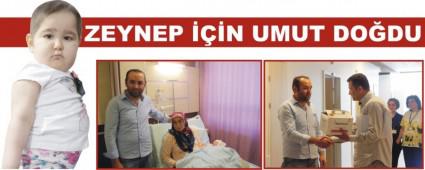 KEM�K �L��� HASTASI ZEYNEP'E KARDE�� UMUT OLDU