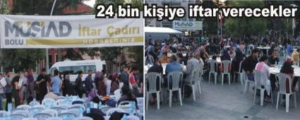 24 bin ki�iye iftar verecekler