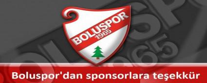 Boluspor sponsorlara te�ekk�r etti