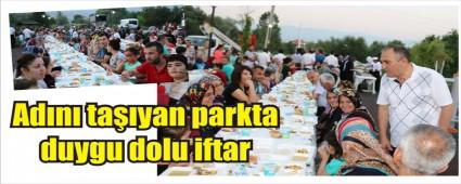 Ad�n� ta��yan parkta duygu dolu anlar