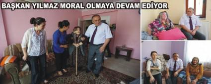 BA�KAN YILMAZ 6 A�LEY� Z�YARET ETT�
