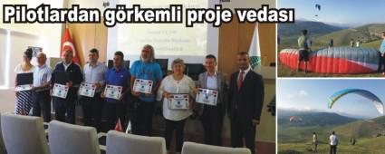 Pilotlardan g�rkemli proje vedas�