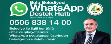 BOLU BELED�YES� WHATSAPP DESTEK HATTI DEVREDE