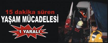 BOLU DA�I'NDA �K� KAMYON �ARPI�TI