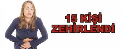 Lokantadaki yemekten 15 ki�i zehirlendi