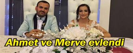 Ahmet ve Merve hayatlar�n� birle�tirdi