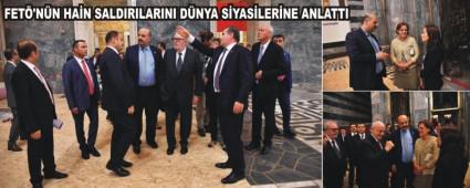 ERCO�KUN, FET�'N�N HA�N SALDIRILARINI D�NYA S�YAS�LER�NE ANLATTI