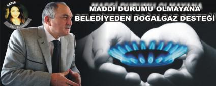 MADD� DURUMU OLMAYANA BELED�YEDEN DO�ALGAZ DESTE�� 