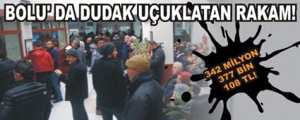 BOLU'DA DUDAK U�UKLATAN RAKAM!