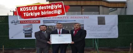 KOSGEB deste�iyle T�rkiye birincili�i