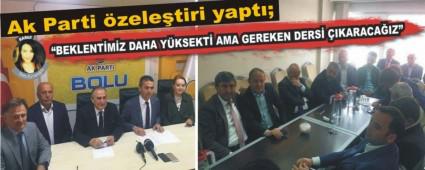 Ak Parti �zele�tiri yapt�