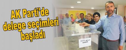 AK Parti'de delege se�imleri ba�lad�