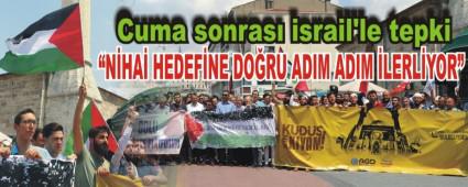 Cuma sonras� israil'le tepki