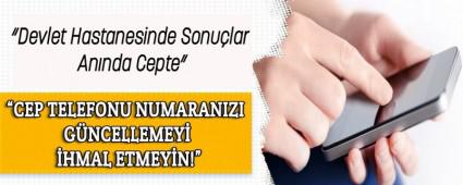 DEVLET HASTANES�NDE SONU�LAR ANINDA CEPTE