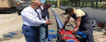 Ba�kan �a�lar, �al��malar� yerinde inceliyor