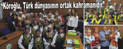 Y�lmaz misafir halk oyunlar� dans��lar�n� kabul etti