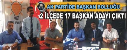 AK PART�'DE BA�KAN BOLLU�U